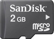 Sandisk microSD 2GB (SDSDQB-002G-B)